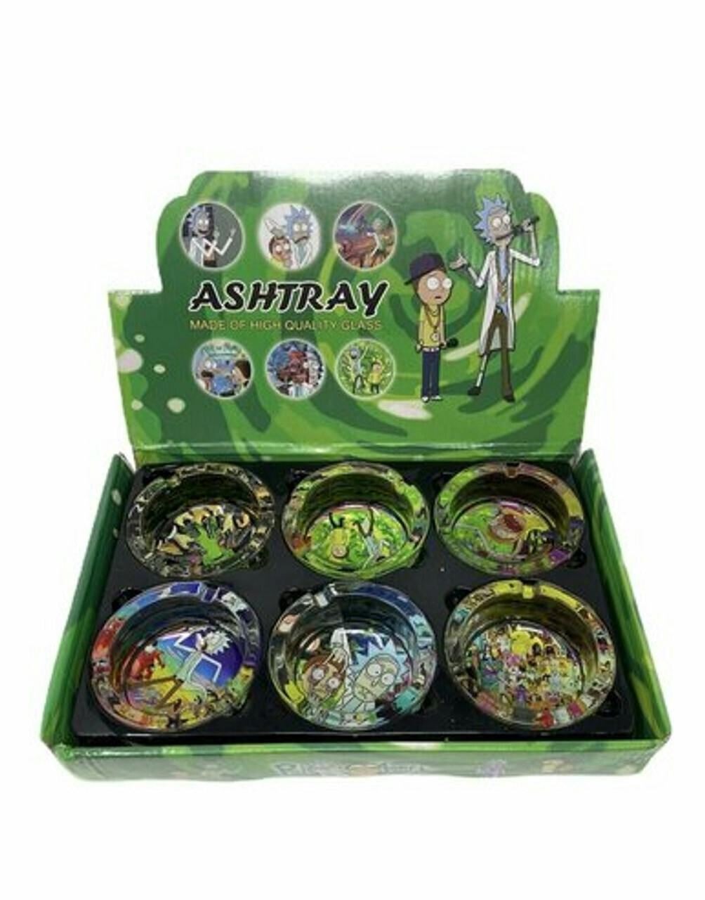 R&M Glass Ashtrays - 6ct