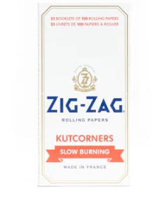 Zig Zag - White Papers - Kutcorners - 100 Papers