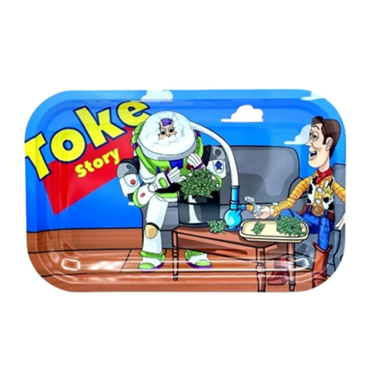 Toke Story Metal Rolling Tray - Medium