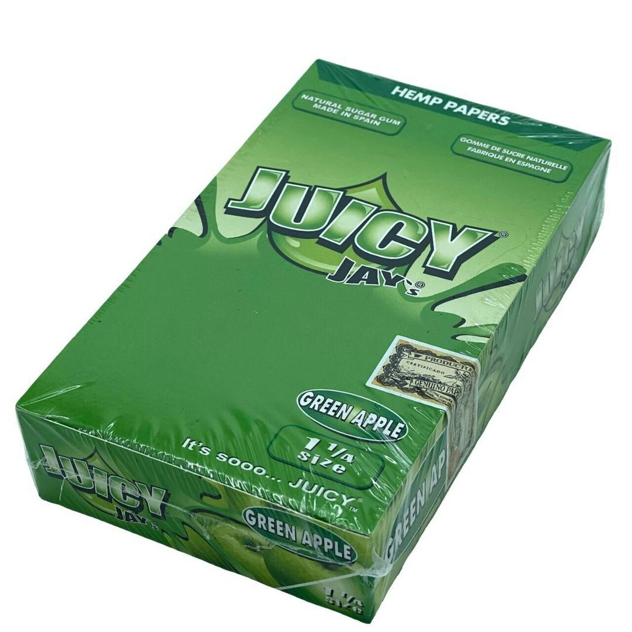 Juicy Jay's 1 1/4 Flavoured Papers 24 Pack - Green Apple