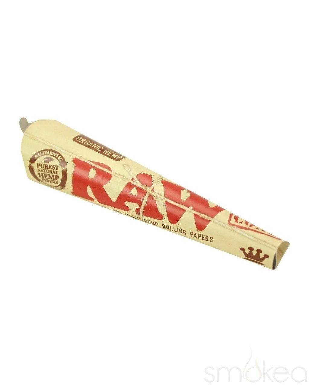 RAW ORGANIC KING SIZE CONES 3 PACK