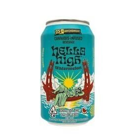 HELLA HIGH WATERMELON 100MG