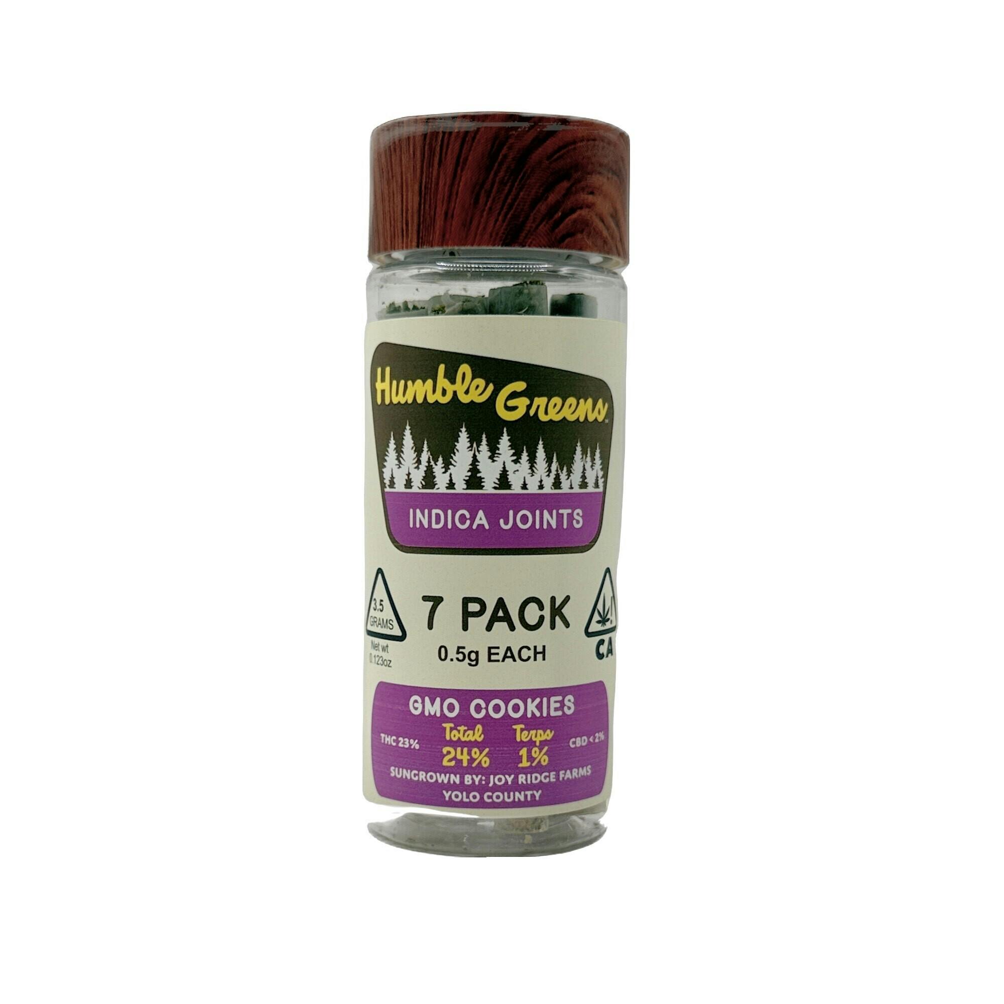 GMO Cookies Prerolls 7 Pack 3.5g