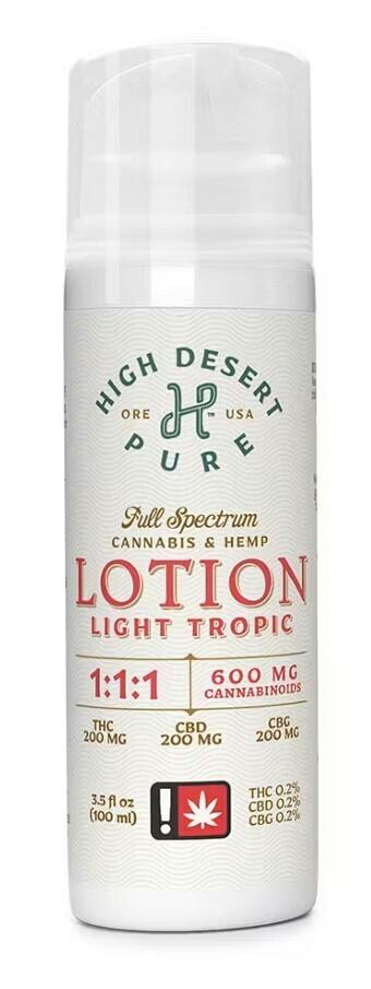 1:1 LIGHT TROPIC LOTION 600MG