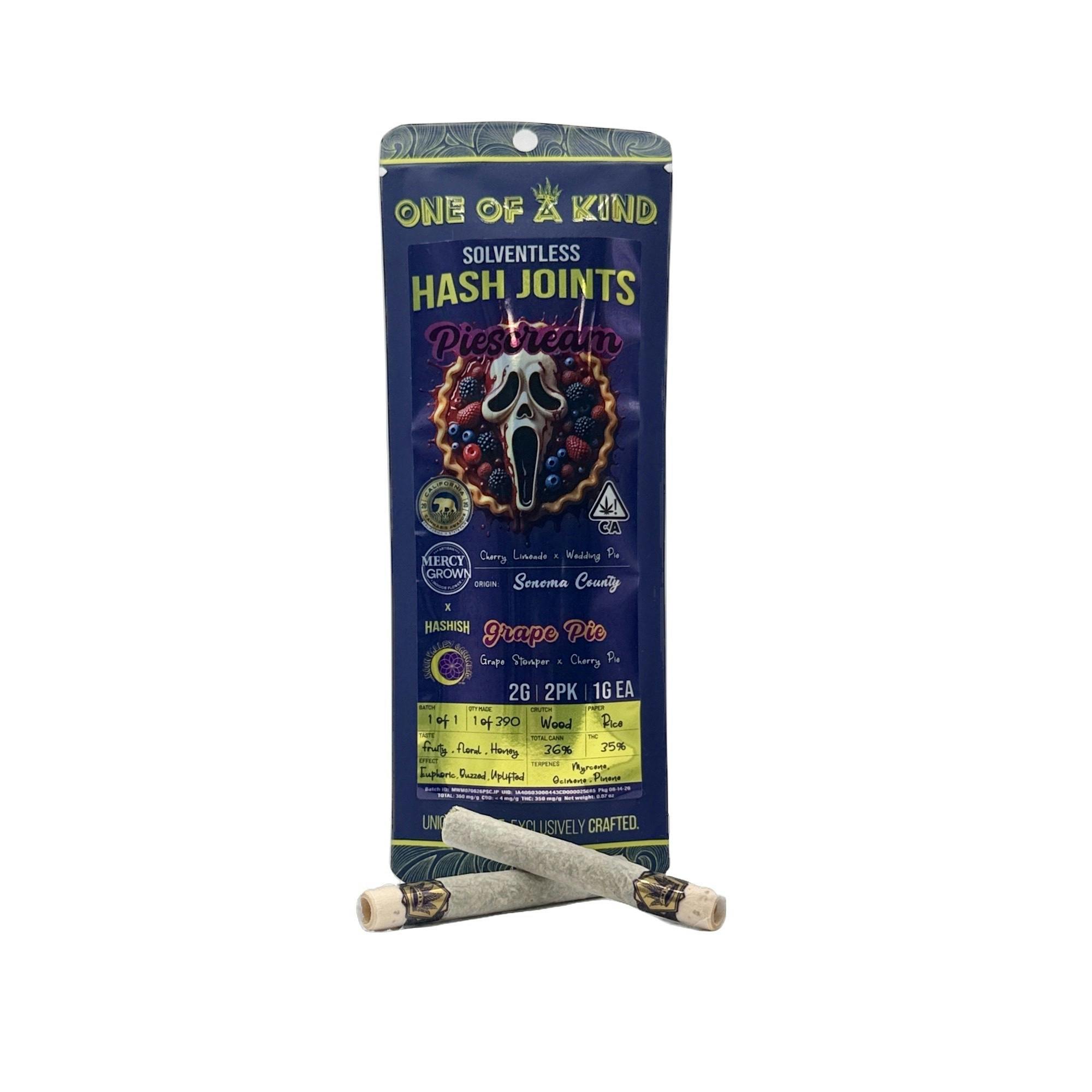 Piescream X Grape: Piescream X Grape Pie Infused Prerolls 2 Pack 2g