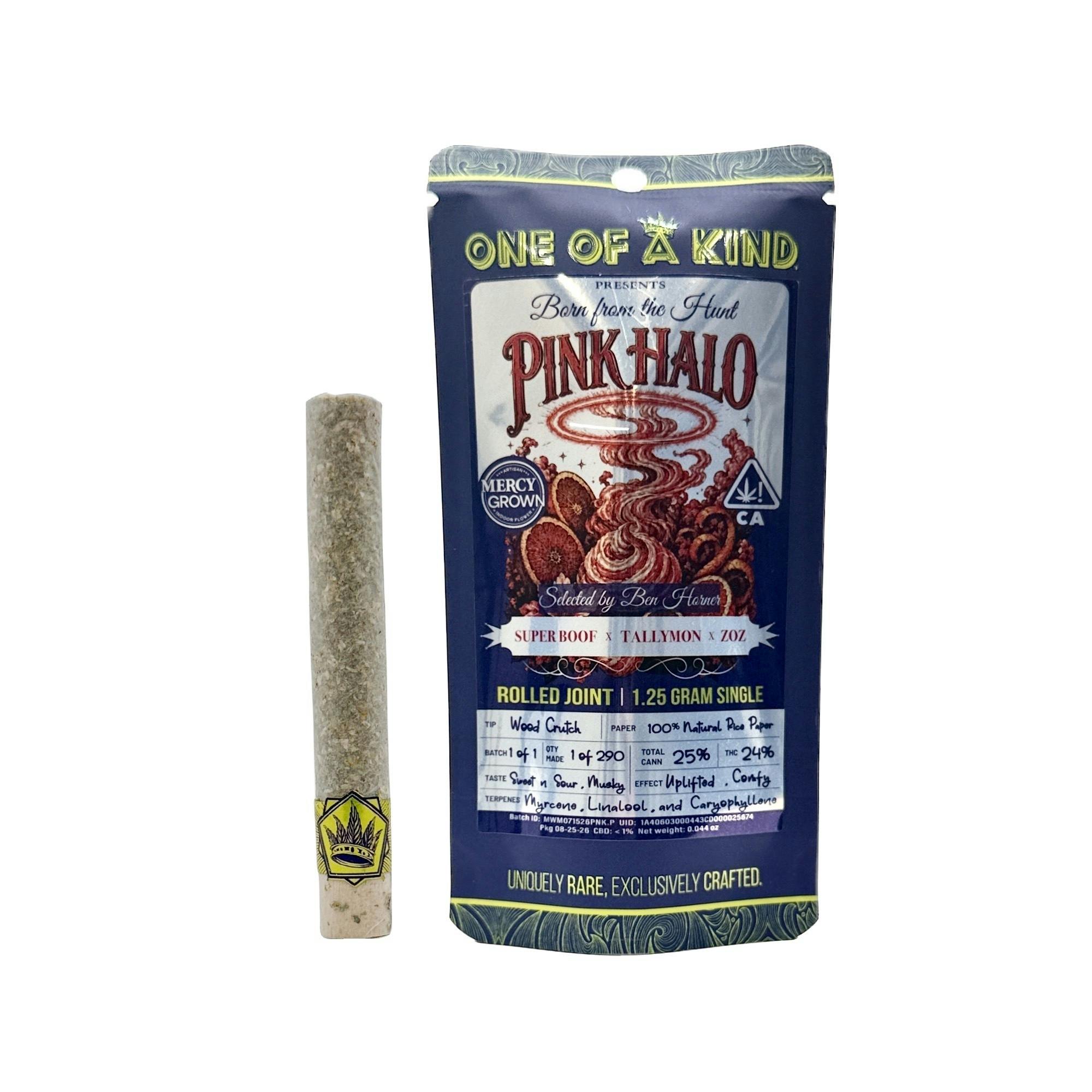 Pink Halo Preroll Single 1.25g