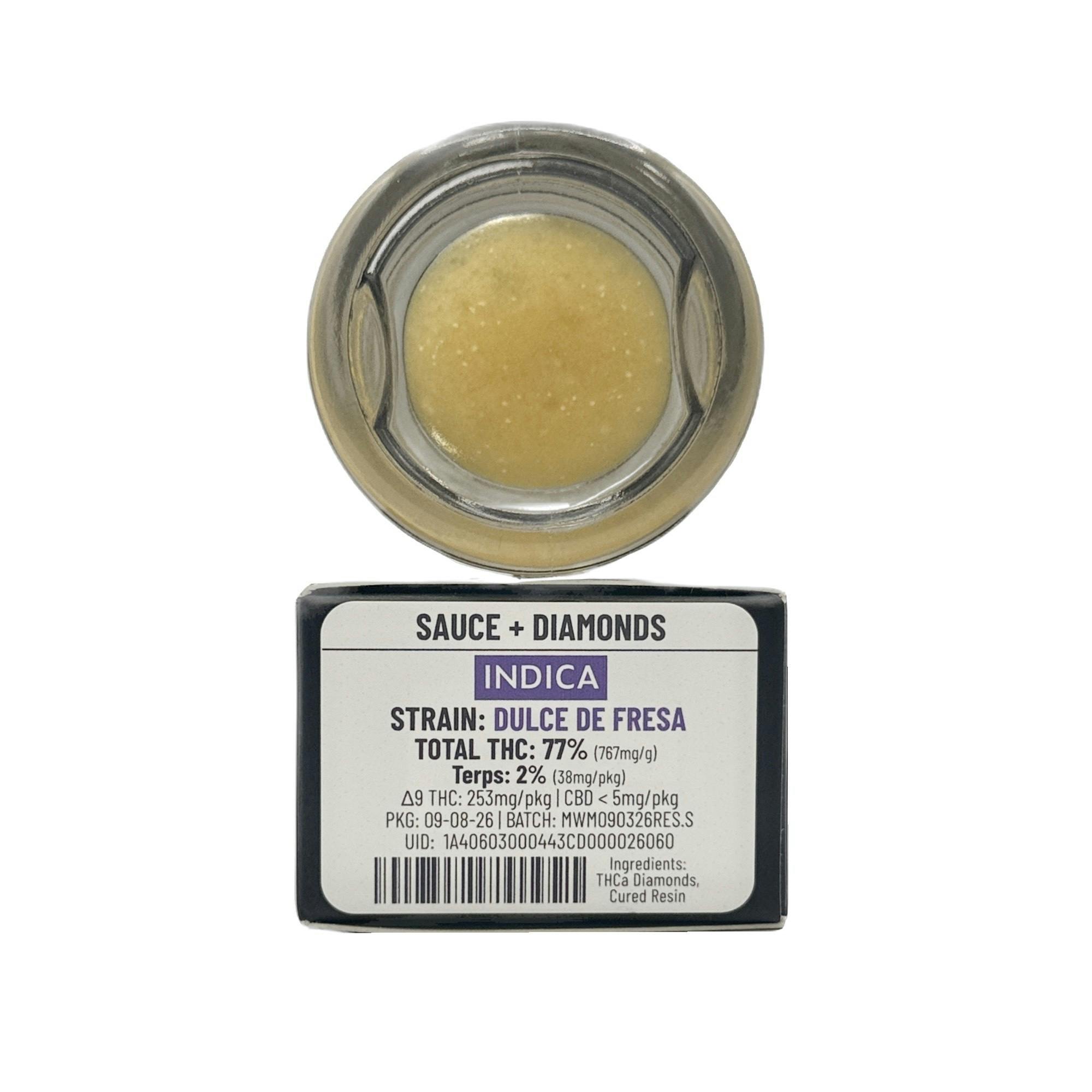 Dulce De Fresa Sauce + Diamonds 2g