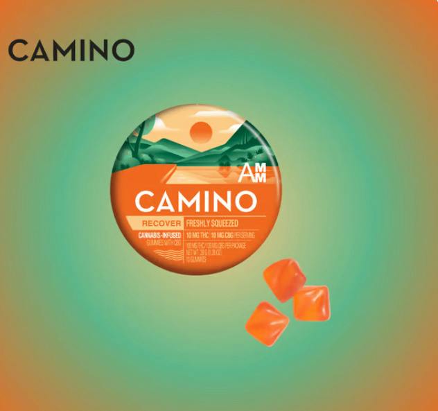 Camino: Gummies | Freshly Squeezed 1:1 | 100mg THC : 100mg CBG | 10pk