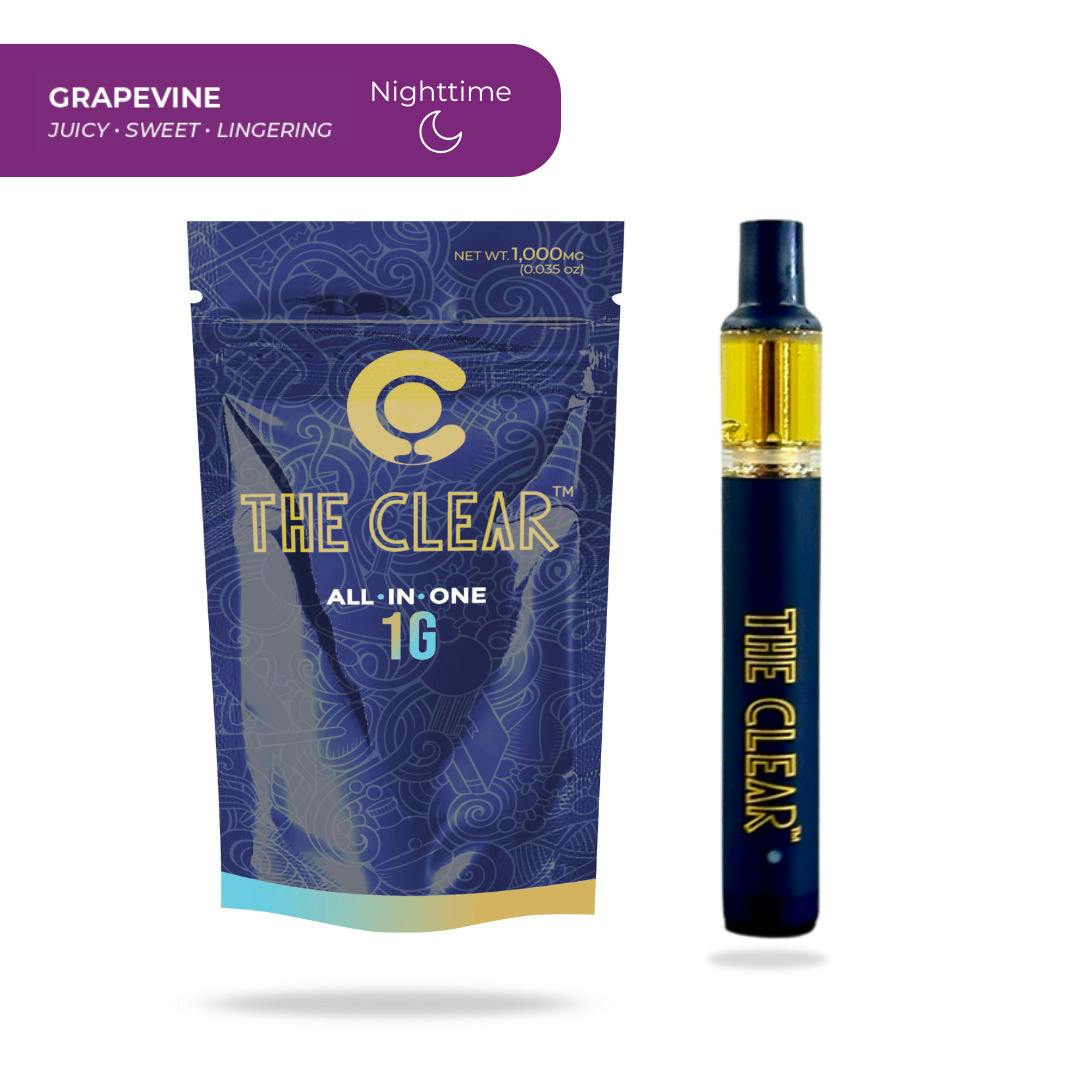 The Clear: Vape | Grapevine | All-In-One | 1g