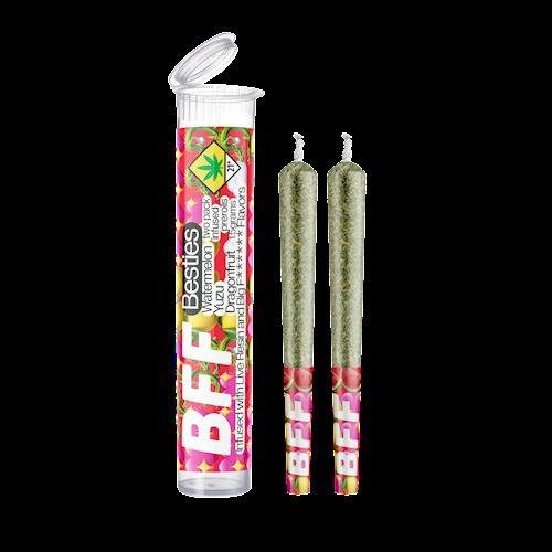 Watermelon Yuzu Dragonfruit BFF Infused Pre-Roll 2-pack | 1.5g (DOH)