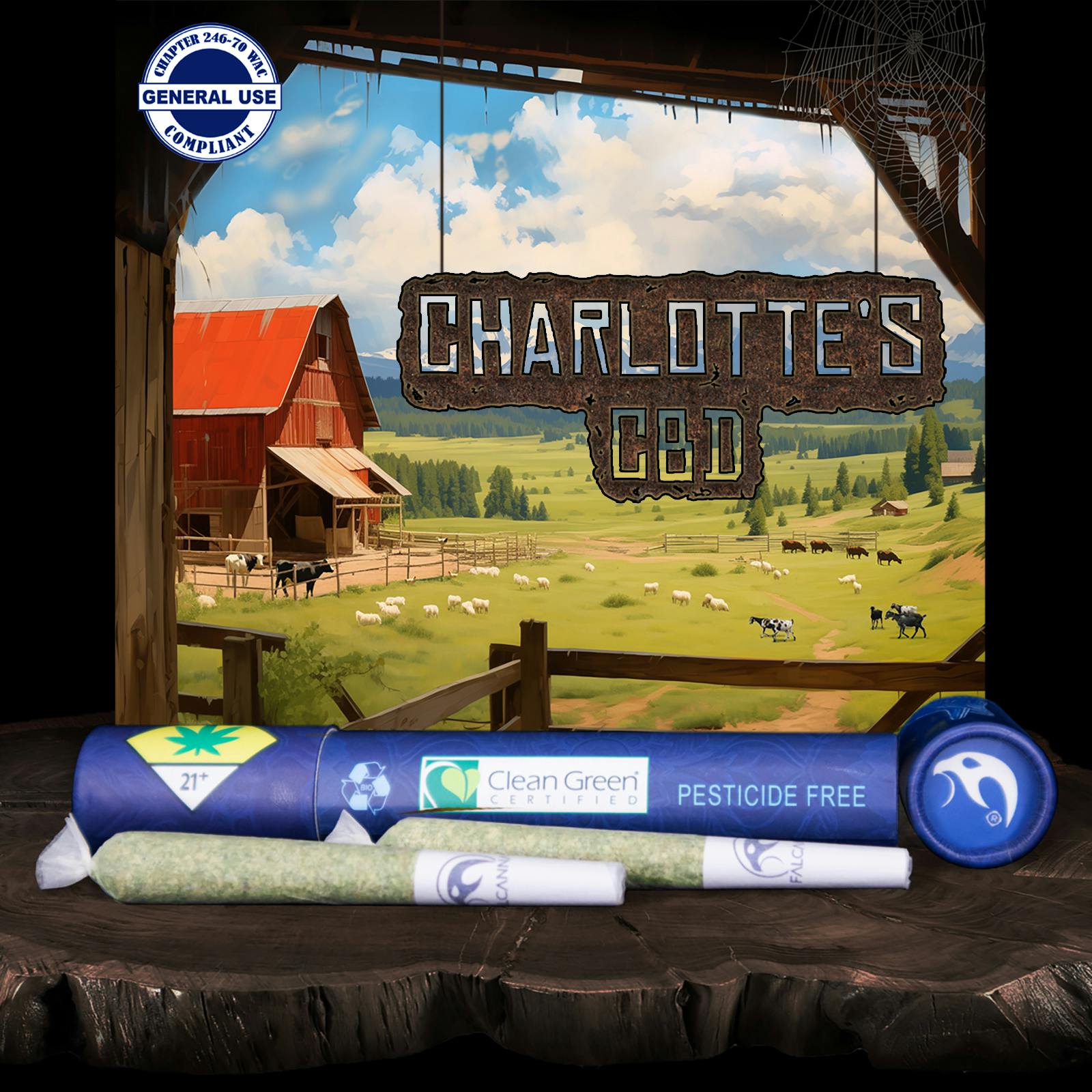 Charlotte's Web CBD Pre-Roll 2-pack | 1.2g (DOH)