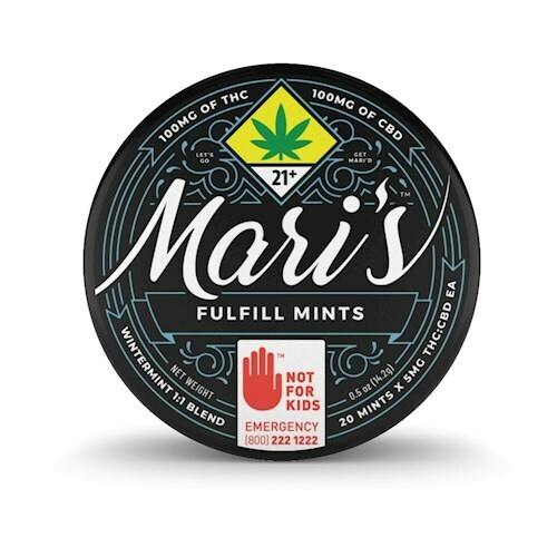 Wintermint 1:1 CBD Fulfill Mints