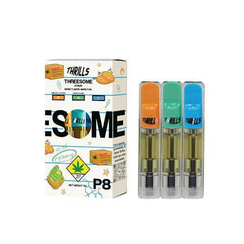 P8 - (S) Pineapple Express x (H) Sugar Cookies x (I) Lime Sorbet - Thrills - Threesome 3 Pack