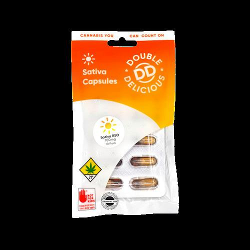 RSO Sativa Capsules 10-pack | 100mg (DOH)