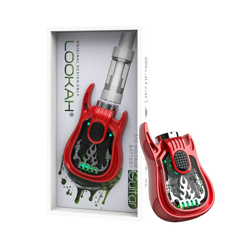 S&A Battery Lookah Guitar 350mAh - Red