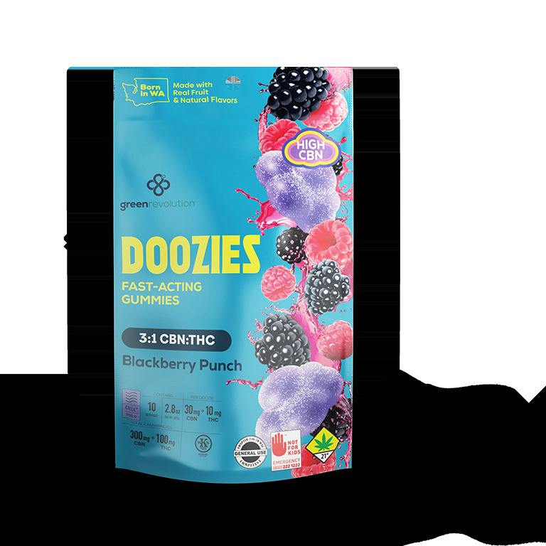 Blackberry Punch CHILL 3:1 CBN Doozies 10-pack | 400mg (DOH)