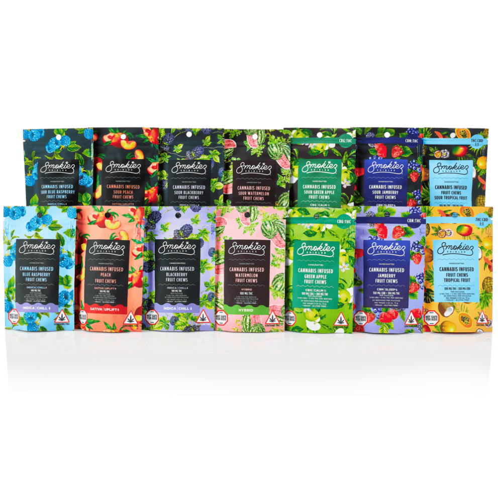 Smokiez Fruit Chews Green Apple Sour HYBRID