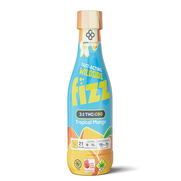 Tropical Mango Wildside Fizz [100mg THC + 50mg CBG]
