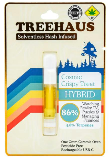 Cosmic Crispy Treat Hash Rosin Cartridge | 1g (DOH)