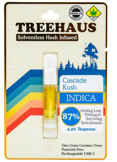 Cascade Kush Hash Rosin Cartridge | 1g (DOH)