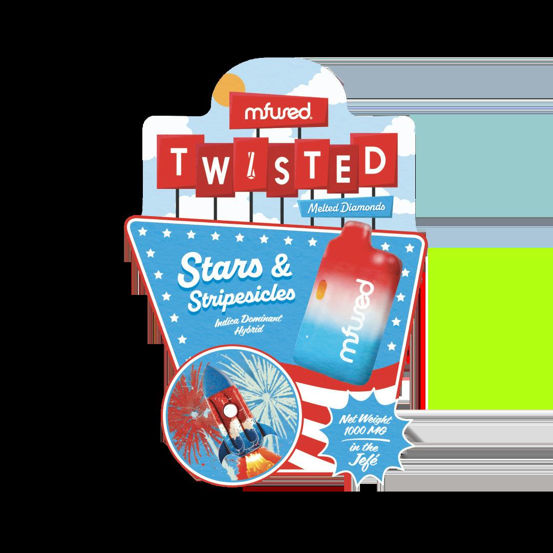 Stars & Stripesicles Jefe Plus Flavored Disposable | 1g (DOH)