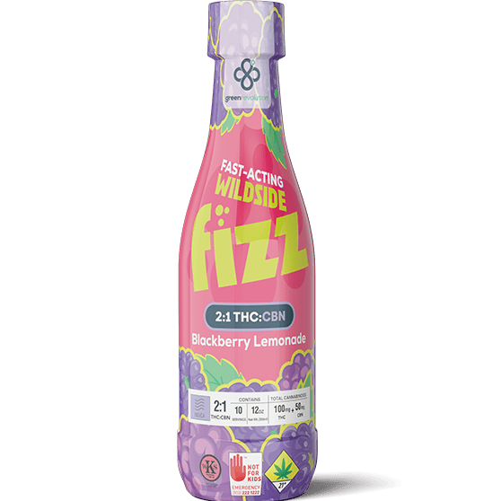 Blackberry Lemonade Wildside Fizz [100mg THC + 50mg CBN]