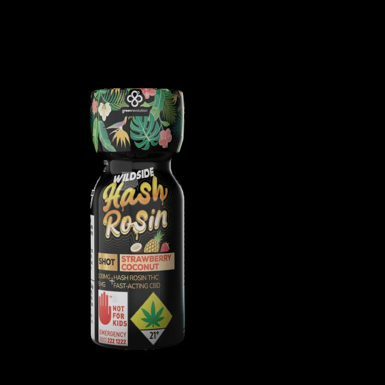 Strawberry Coconut Wildside Hash Rosin Shot CBD | 105g (DOH)