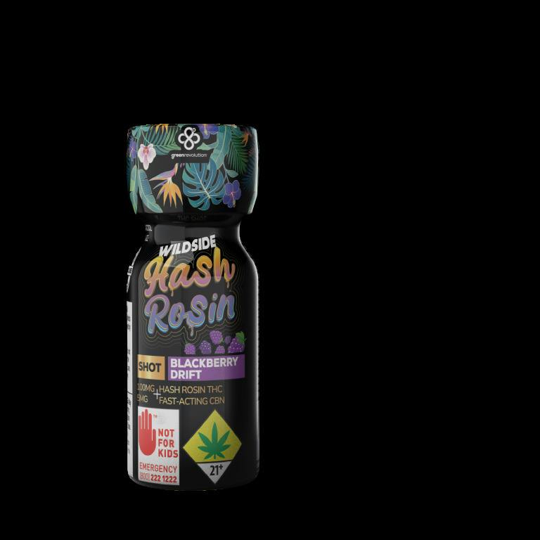 Blackberry Drift Wildside Hash Rosin Shot CBN | 105mg (DOH)