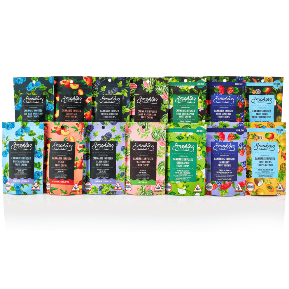 PNW Smokiez Fruit Chews Green Apple HYBRID