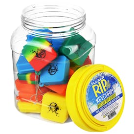 Silicone Slab Container w/ Keychain