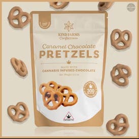Kind Farms -Caramel Chocolate Pretzels - 200mg