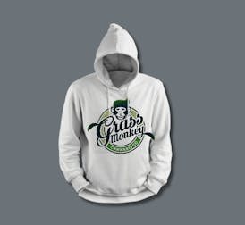 Heather Grey Logo Hoodie