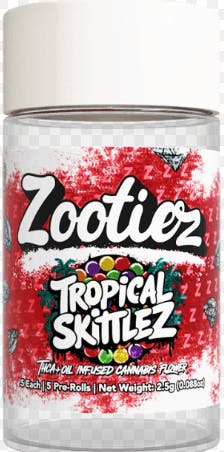 TROPICAL SKITTLEZ | THCA INFUSED PREROLL MULTIPACK 2.5G - 5PK