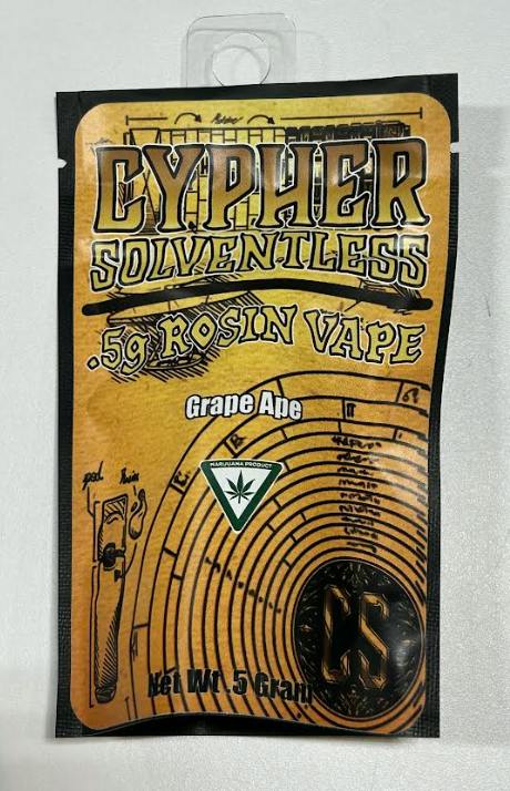 GRAPE APE | CYPHER LIVE ROSIN DISPOSABLE 0.5G