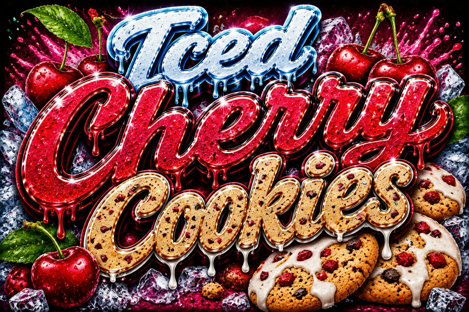 ICED CHERRY COOKIES | BULK FLOWER