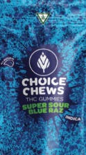 SUPER SOUR BLUE RAZZ | GUMMY CHEWS 200MG