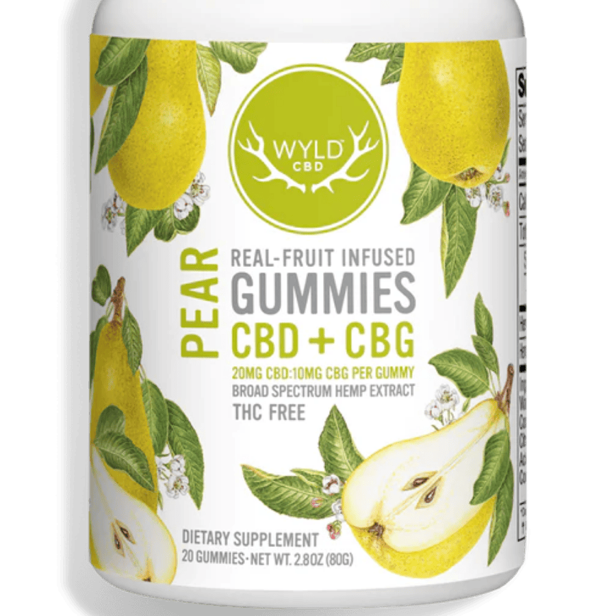 Wyld CBD Gummies 20pk-400mg - Pear - BOTH