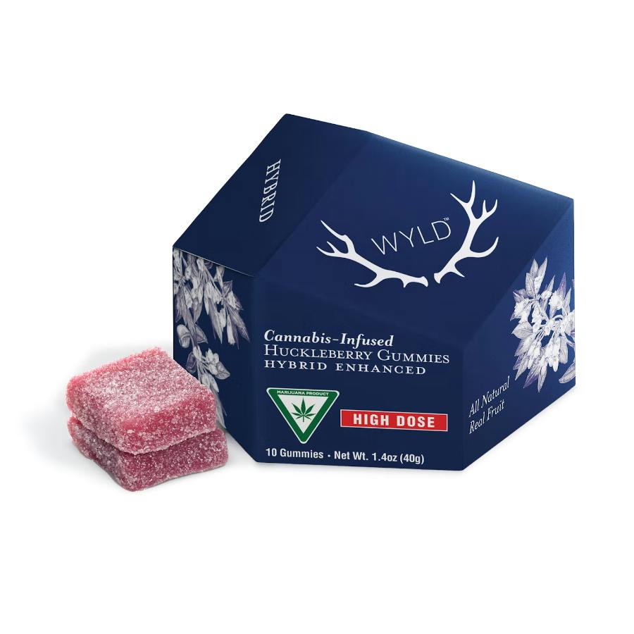 *HIGH DOSE*200mg-Huckleberry-Wyld Gummies - REC - 40.0g
