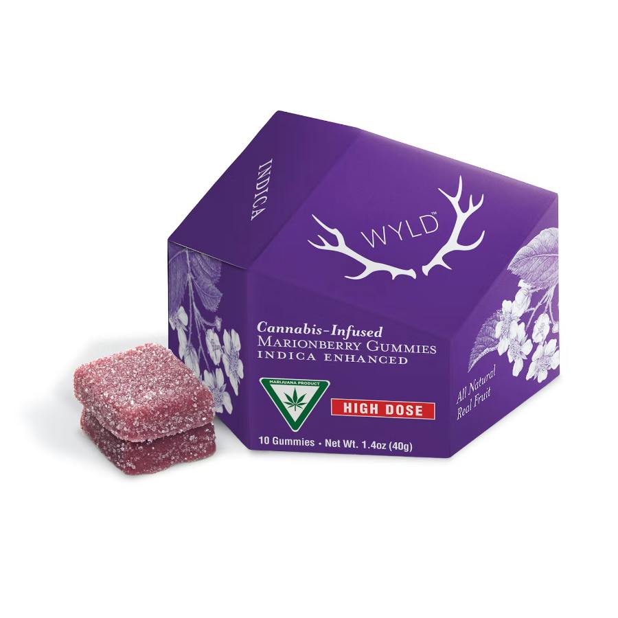 *HIGH DOSE*200mg-Marionberry-Wyld Gummies - REC - 40.0g