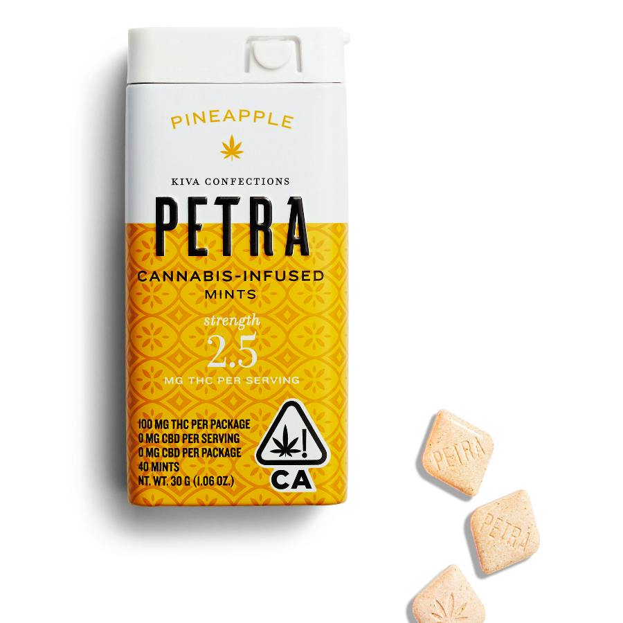 Pineapple-Petra Mints 100mg