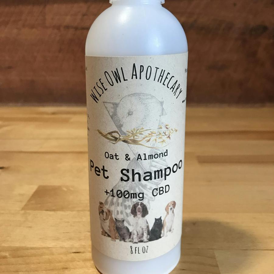 Wise Owl CBD Pet Shampoo - Oat & Almond
