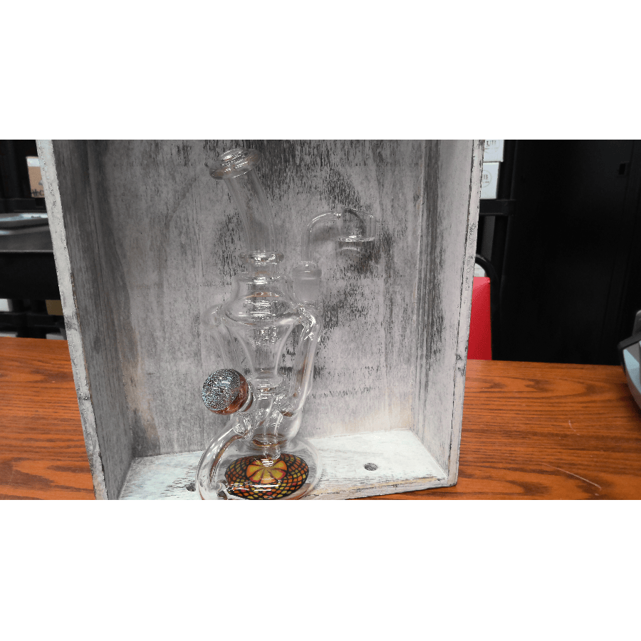 Marbled Base Filla Glass Bong - BOTH