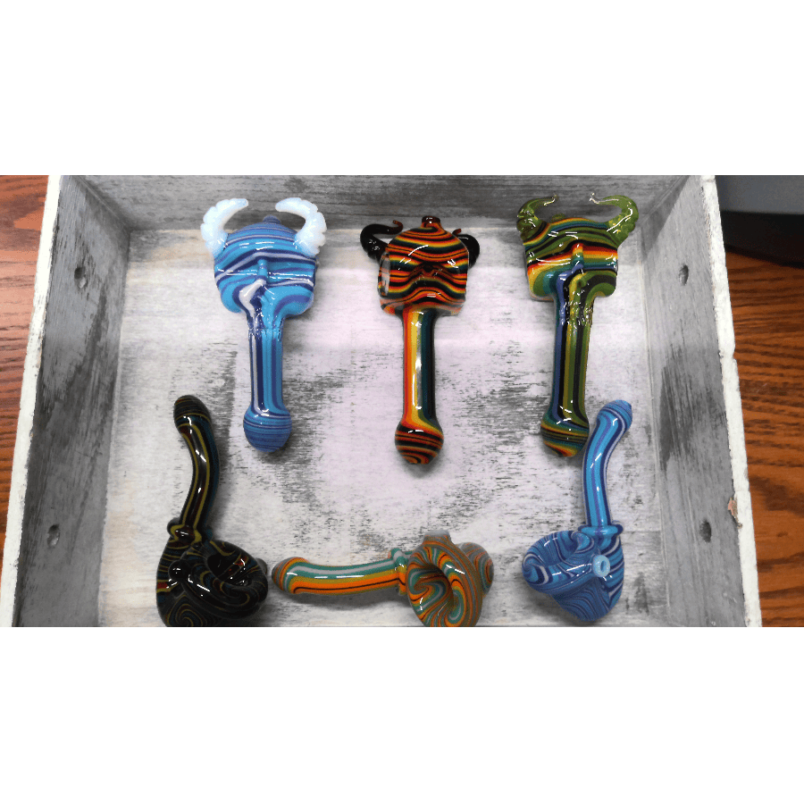Sherlock & Skull Glass Pipes - BOTH
