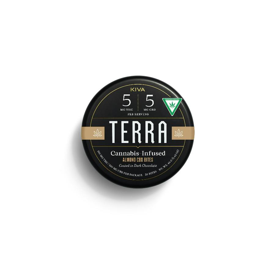 Almond-Terra Bites 100mg 1:1 CBD