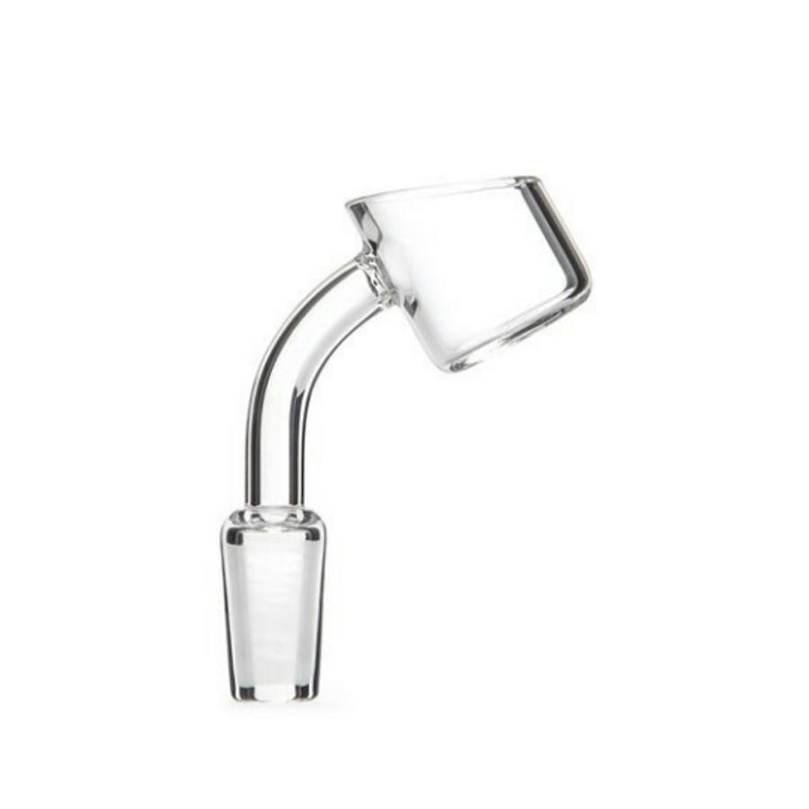 45 degree 4mm Thick Quartz Banger | 14mm Male