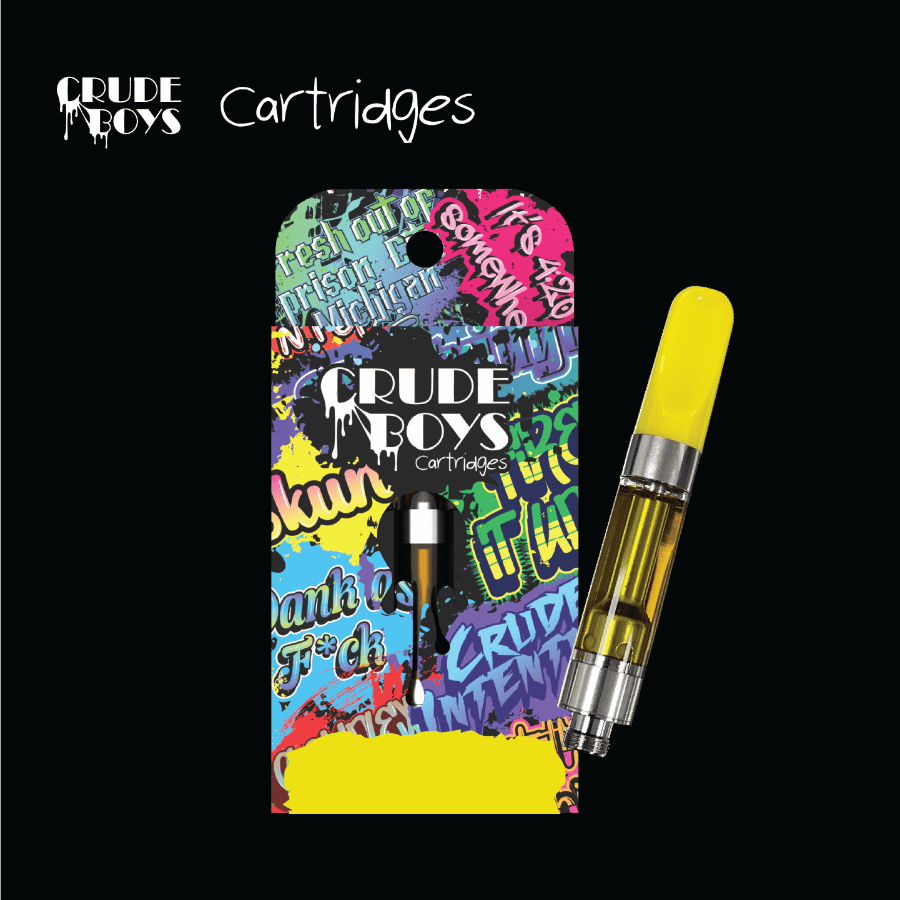 Strawberry Banana 1g-Crude Boys Cartridge - REC - 1.0g