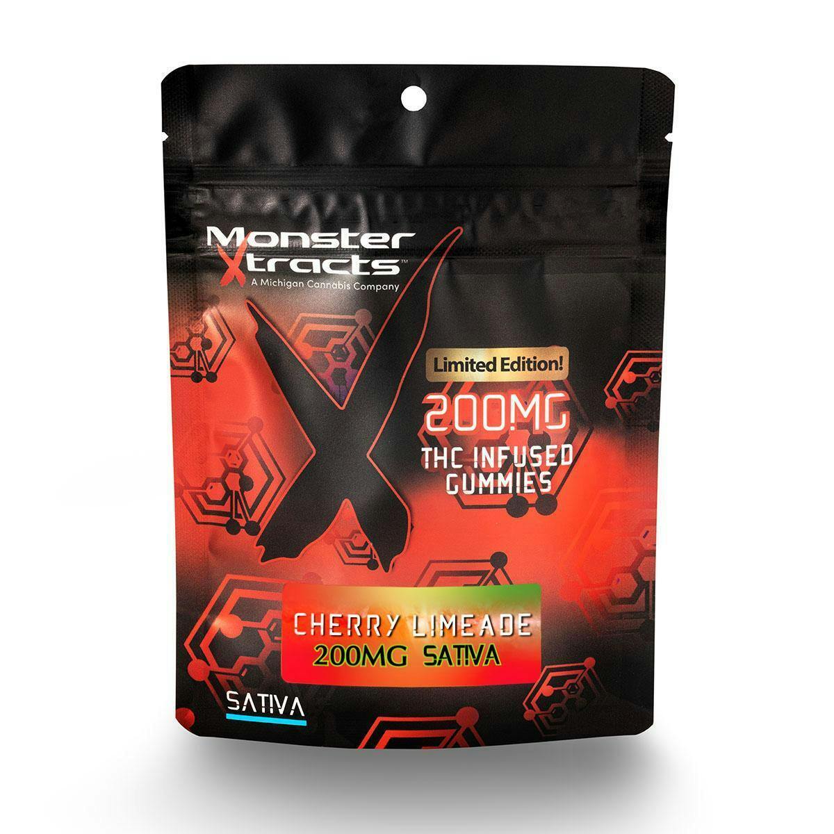Monster Xtracts Gummies 10x20mg - Cherry Limeade