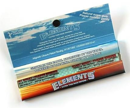 ELEMENTS 1 1/4 Size Ultra Thin Rice Rolling Papers