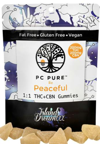 1:1 THC:CBN - Island Dreamzzz PC Pure Gummies