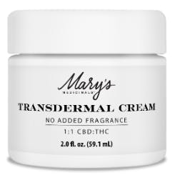 Unscented Transdermal Cream-Relief 2oz- Mary's Medicinals